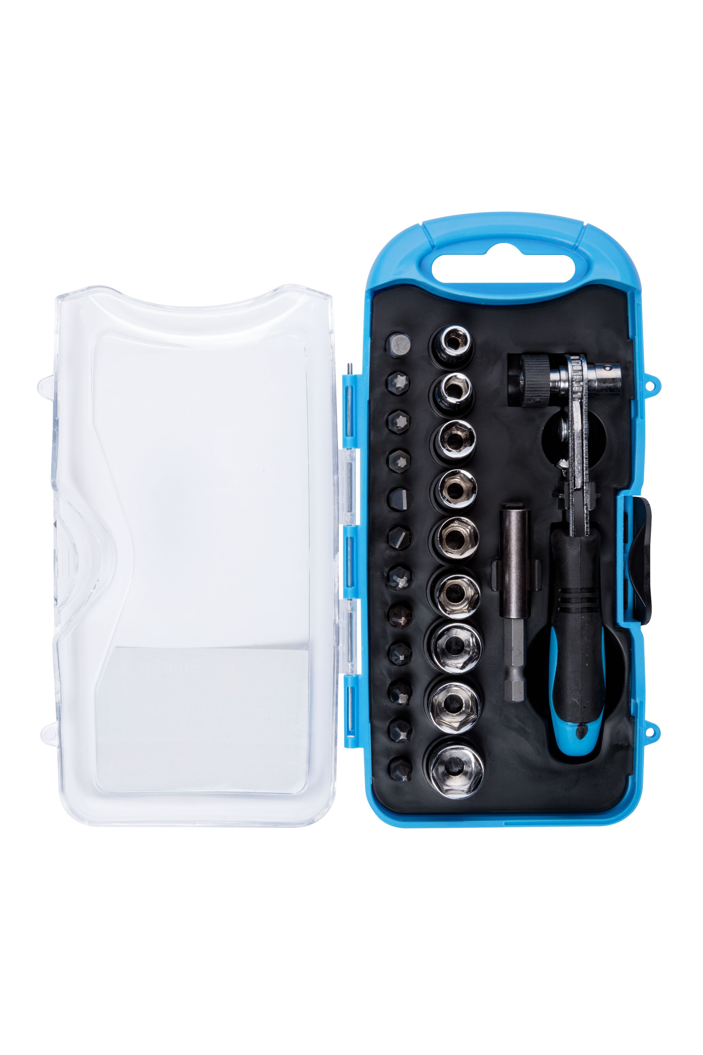Blue Spot Tools 23 PCE Offset Ratchet Bit and Socket Set