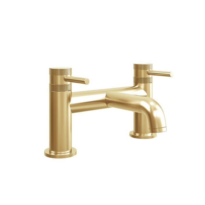 Scudo Core Bath Filler, Brushed Brass