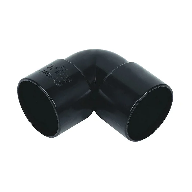 40mm 90� Solvent Bend Black