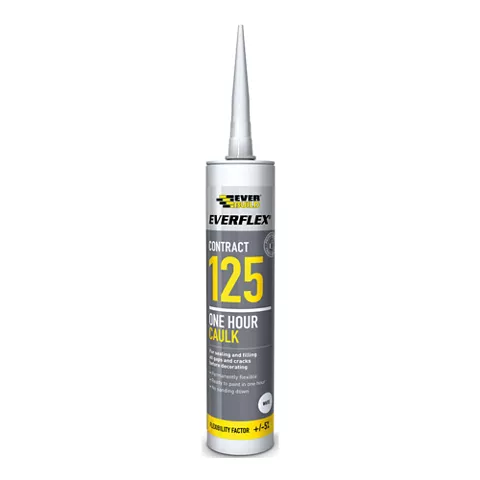 Everflex Contract 125 One Hour Caulk White 300ml
