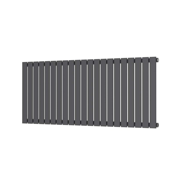 Scudo Bravo Designer Radiator, Single Panel, 600 x 1430mm — Anthracite