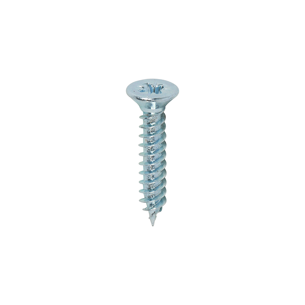 4 x 5/8 Twin Woodscrew PZ1 CSK Zinc