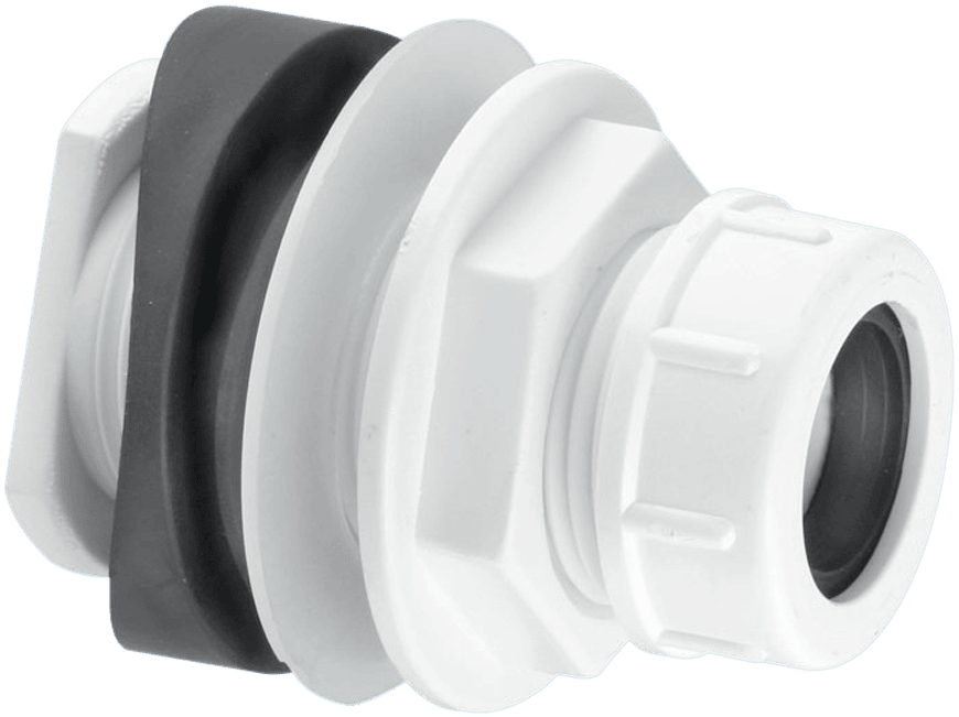 McAlpine Mechanical Soil and Rainwater Pipe Boss Connector 19/23mm