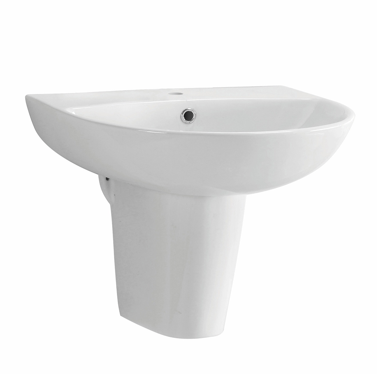 Deia / Belini Basin- 550mm Basin & Semi-Pedestal