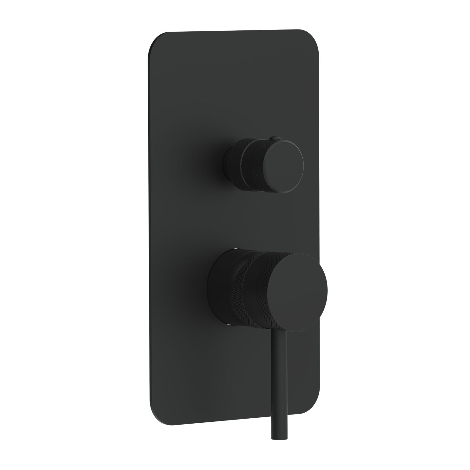 Core Concealed Manual Dual Outlet Black