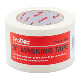 ProDec 3" x 50m General Purpose Masking Tape