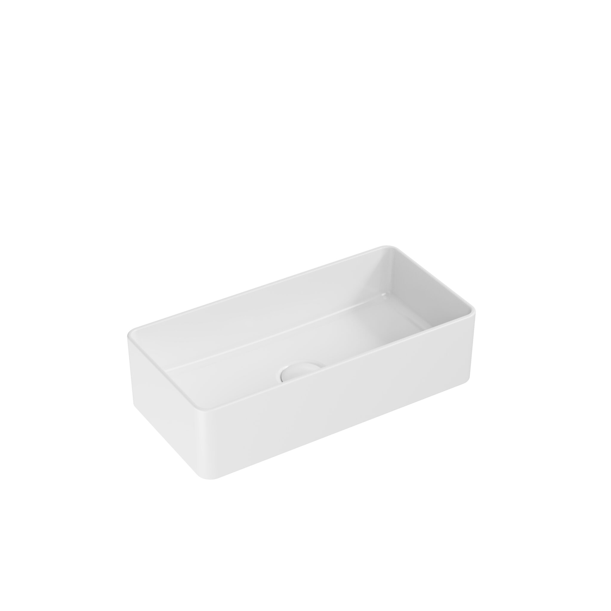 Riviera Countertop 460 Basin - Gloss White