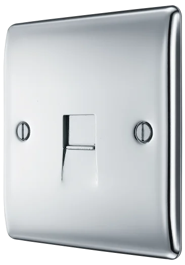 BG Nexus Metal Telephone Master Single Polished Chrome