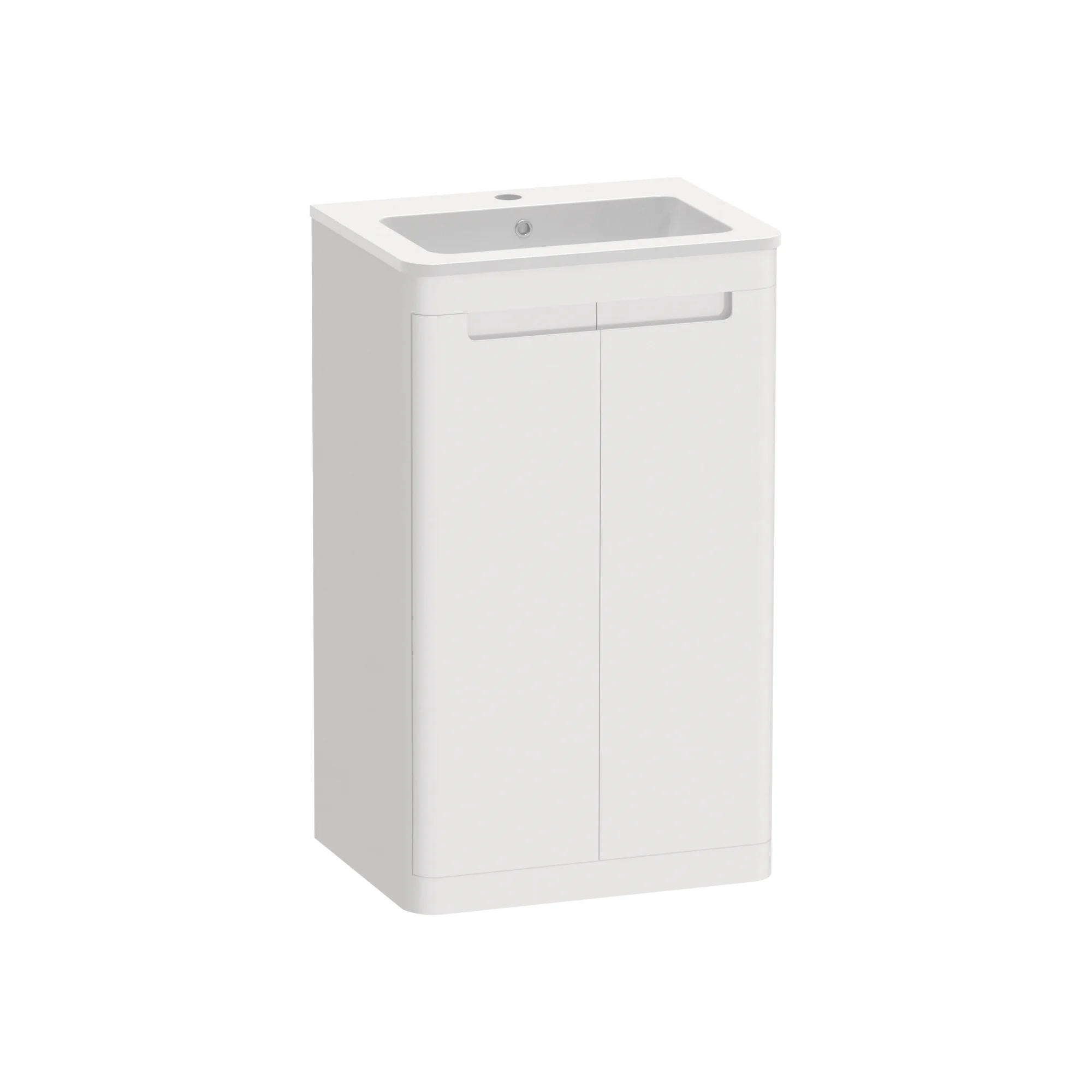 Camber 50cm Compact Bathroom Furniture - Gloss White