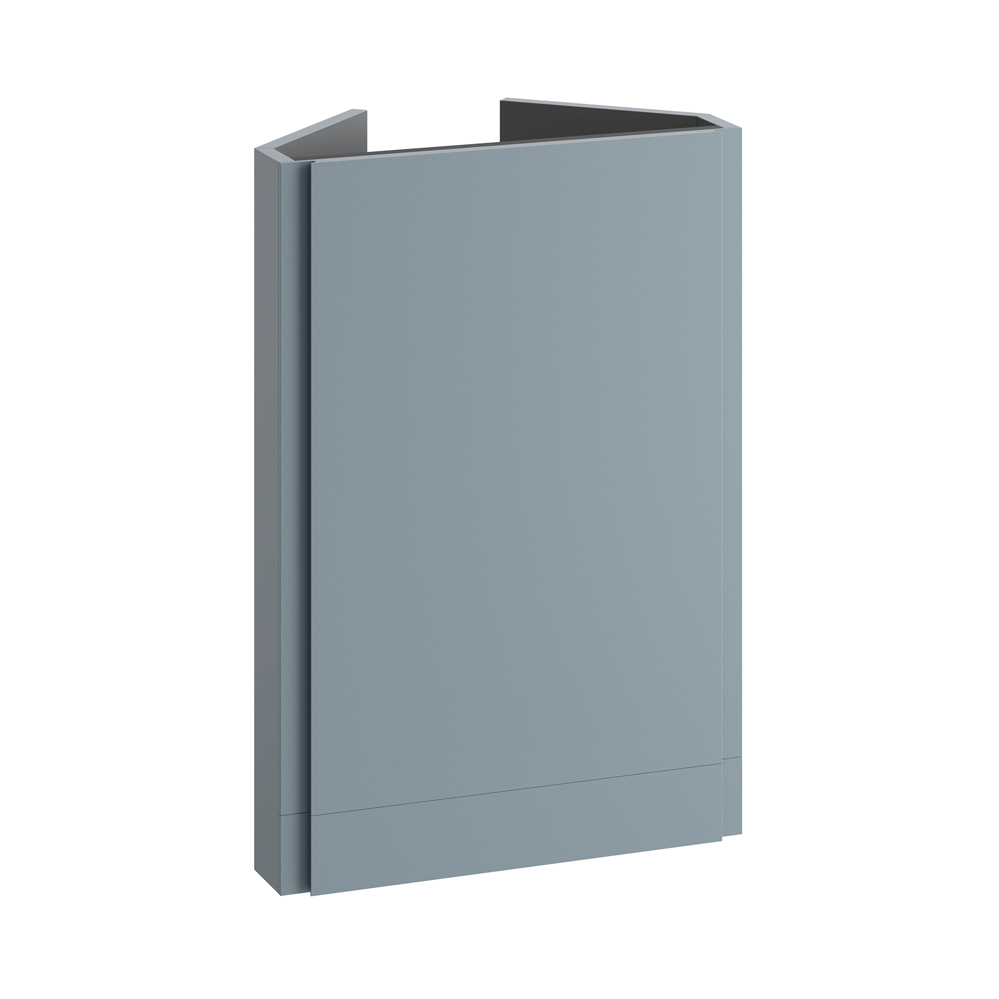 Rivus 50cm Corner Cloakroom Unit - Matt Anthracite