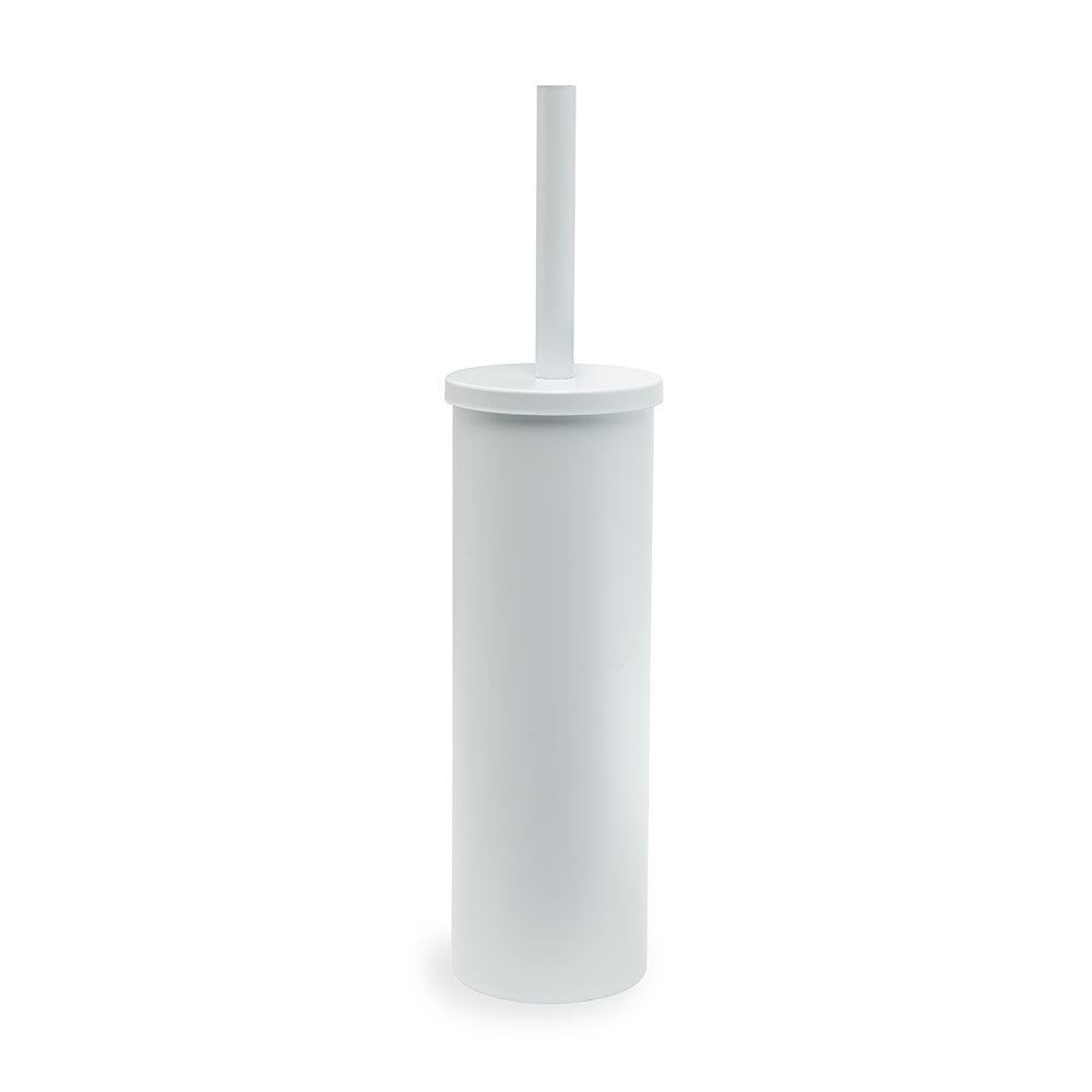 Flip Toilet Brush Freestanding - Matt White