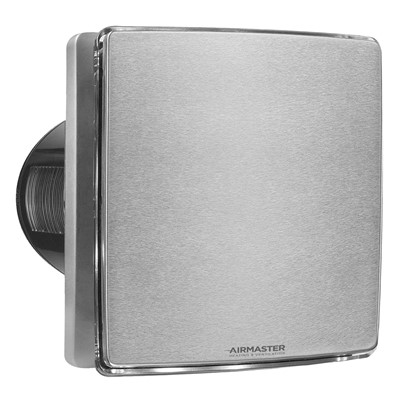 6 inch Decorative Extractor Fan with timer - Stainless Steel