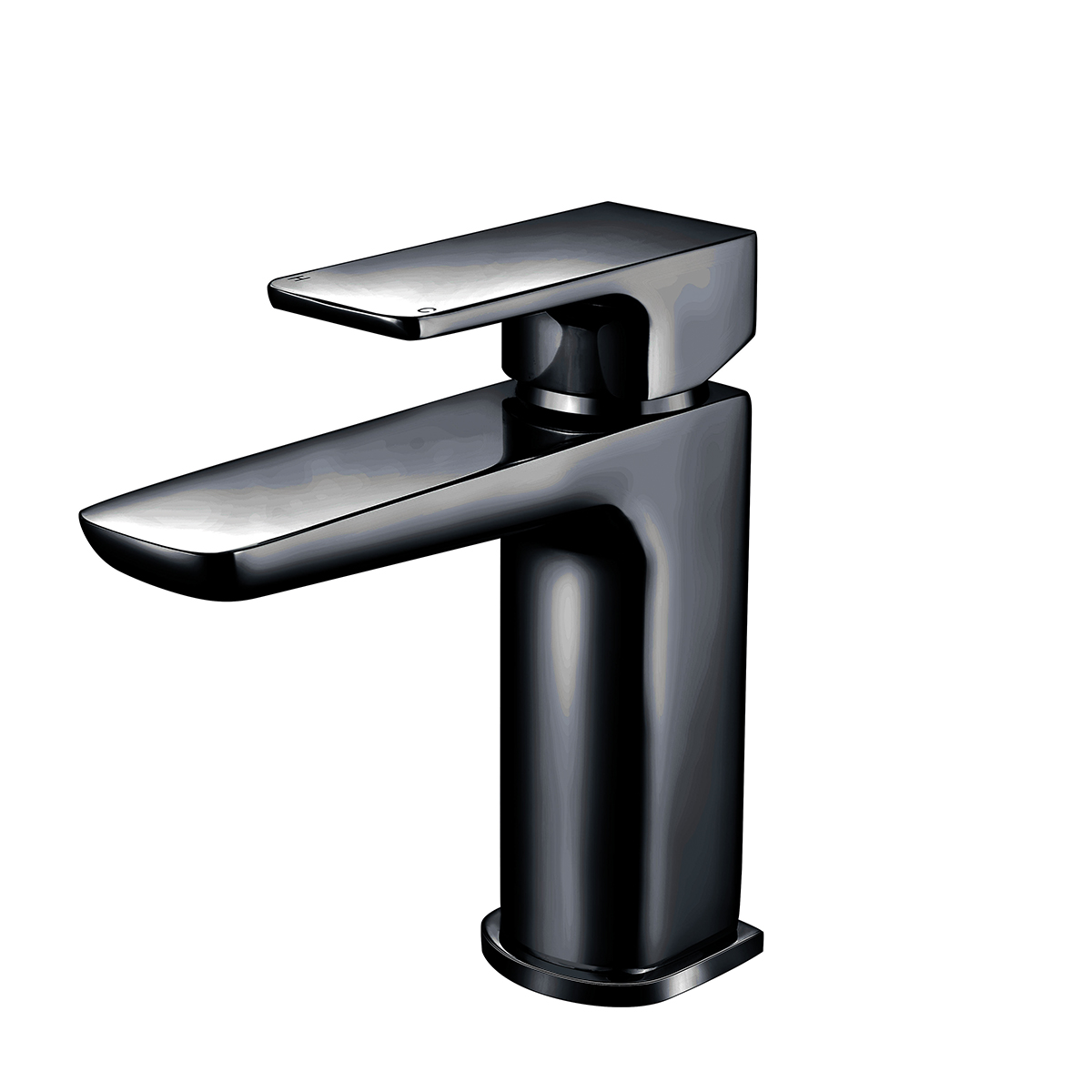 Muro Basin Mono Mixer Black