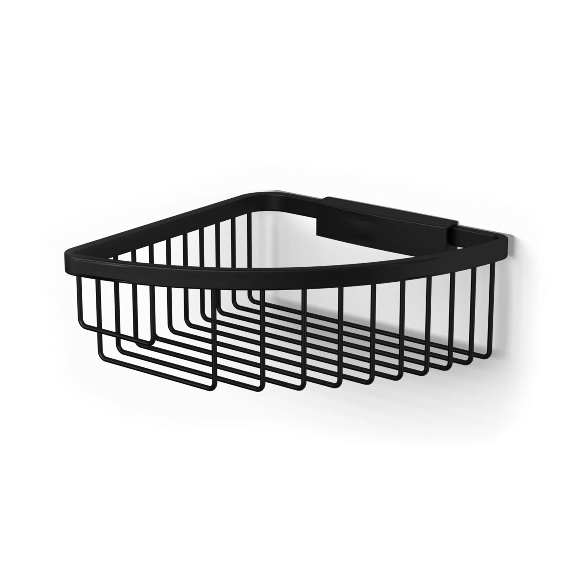 HIB Corner Shower Basket – Black (Traditional)