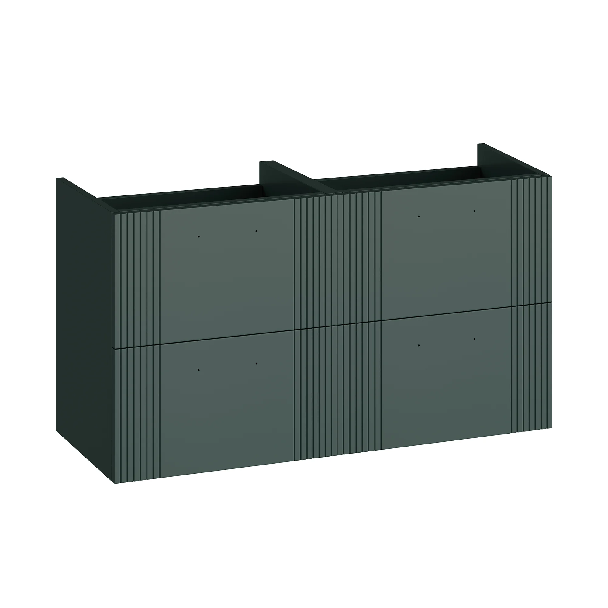 Fabrica 120cm Wall Hung Unit - Dark Emerald