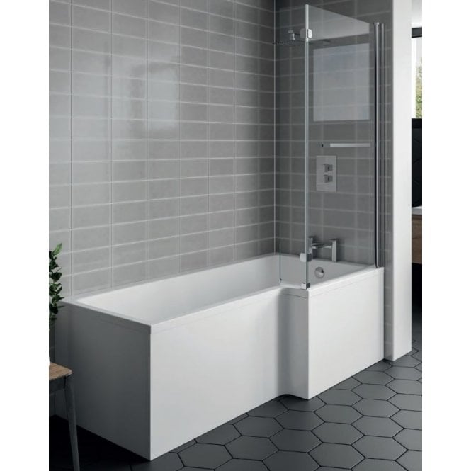 Elite 1800x850mm L Shaped Bath R/H With Legs