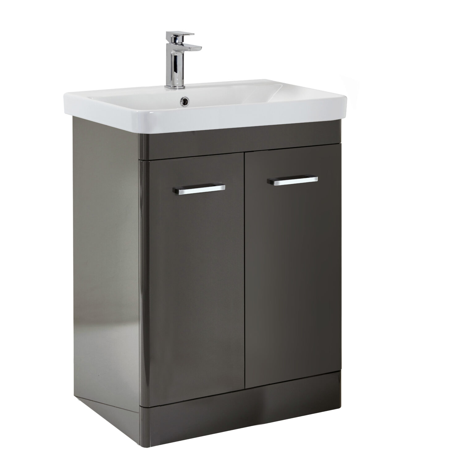 Rossini 800 Vanity Unit And Basin - Wolf Grey