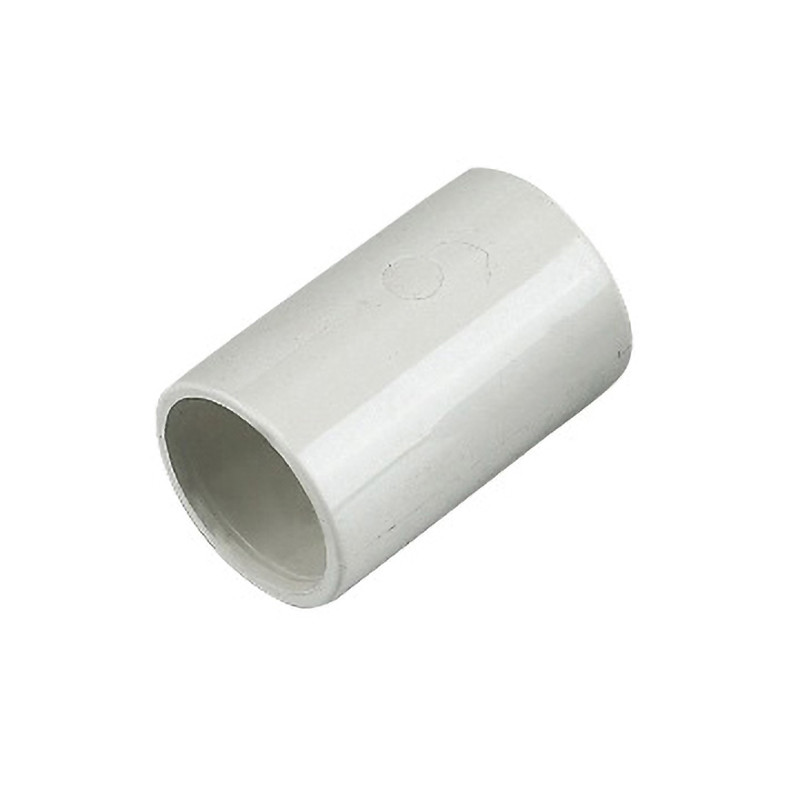 21.5mm Overflow Straight Coupling White