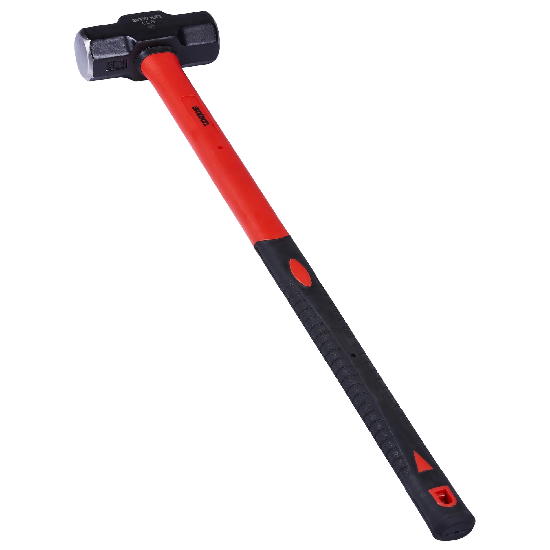 2.7Kg (6Lb) Sledge Hammer With Long Fibreglass Shaft