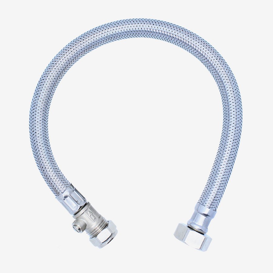 Flexible Hose3/4" x 15mm Isolator - 500mm Long