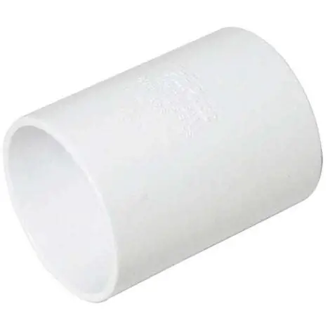 32mm Straight Solvent Coupling White