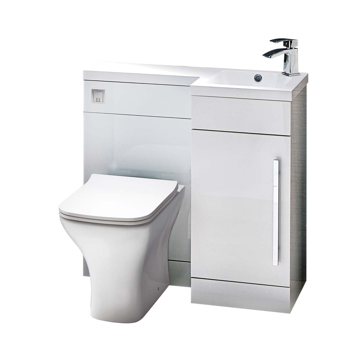 Lili 900 Right Hand Furniture pack - Gloss White