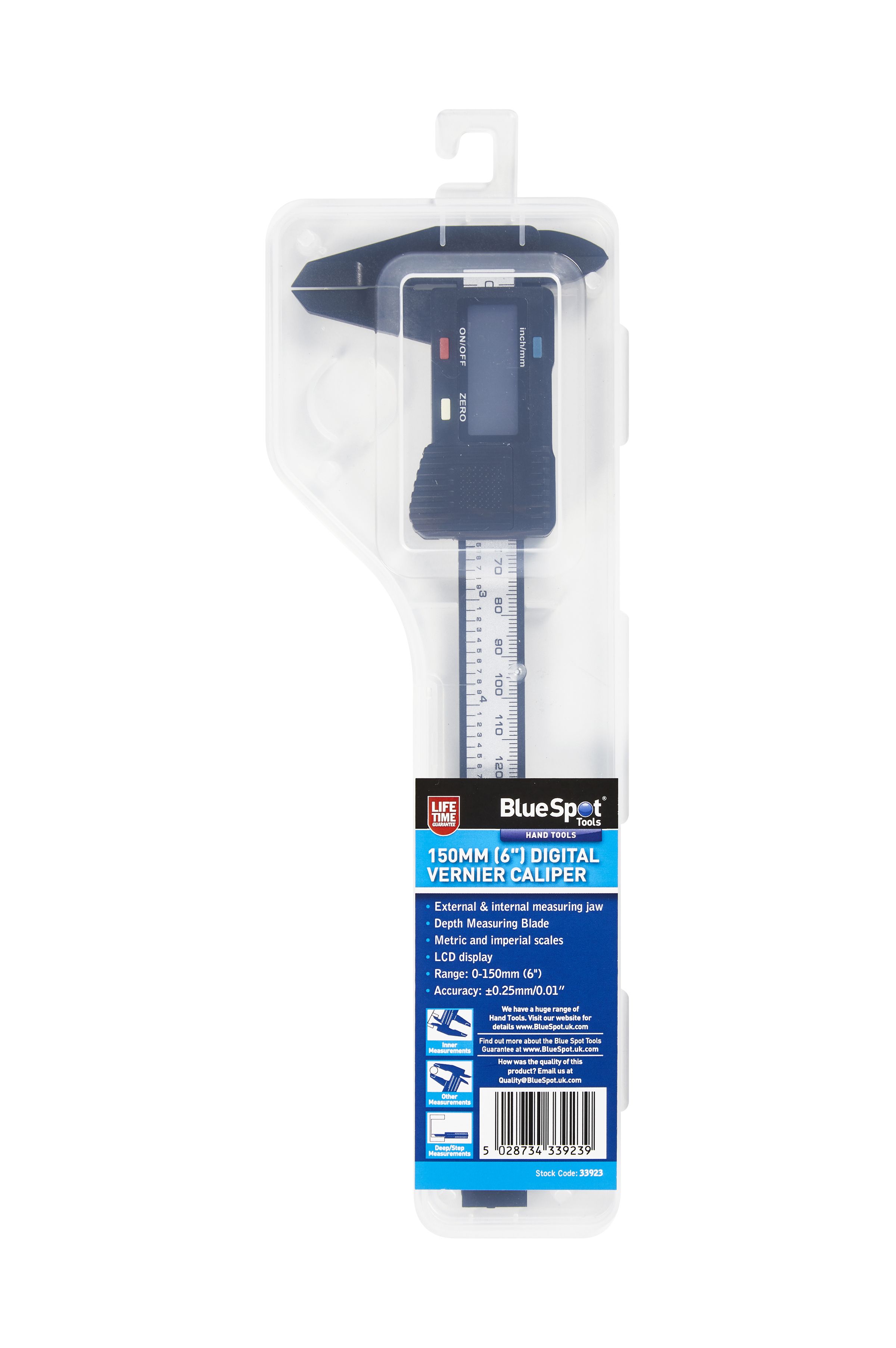 Blue Spot Tools 150mm (6") Digital Vernier Caliper