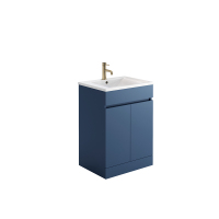 Scudo Lili Vanity Unit, Blue — 600mm