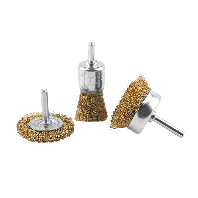 3pc Spindle Mounted Wire Brush Set