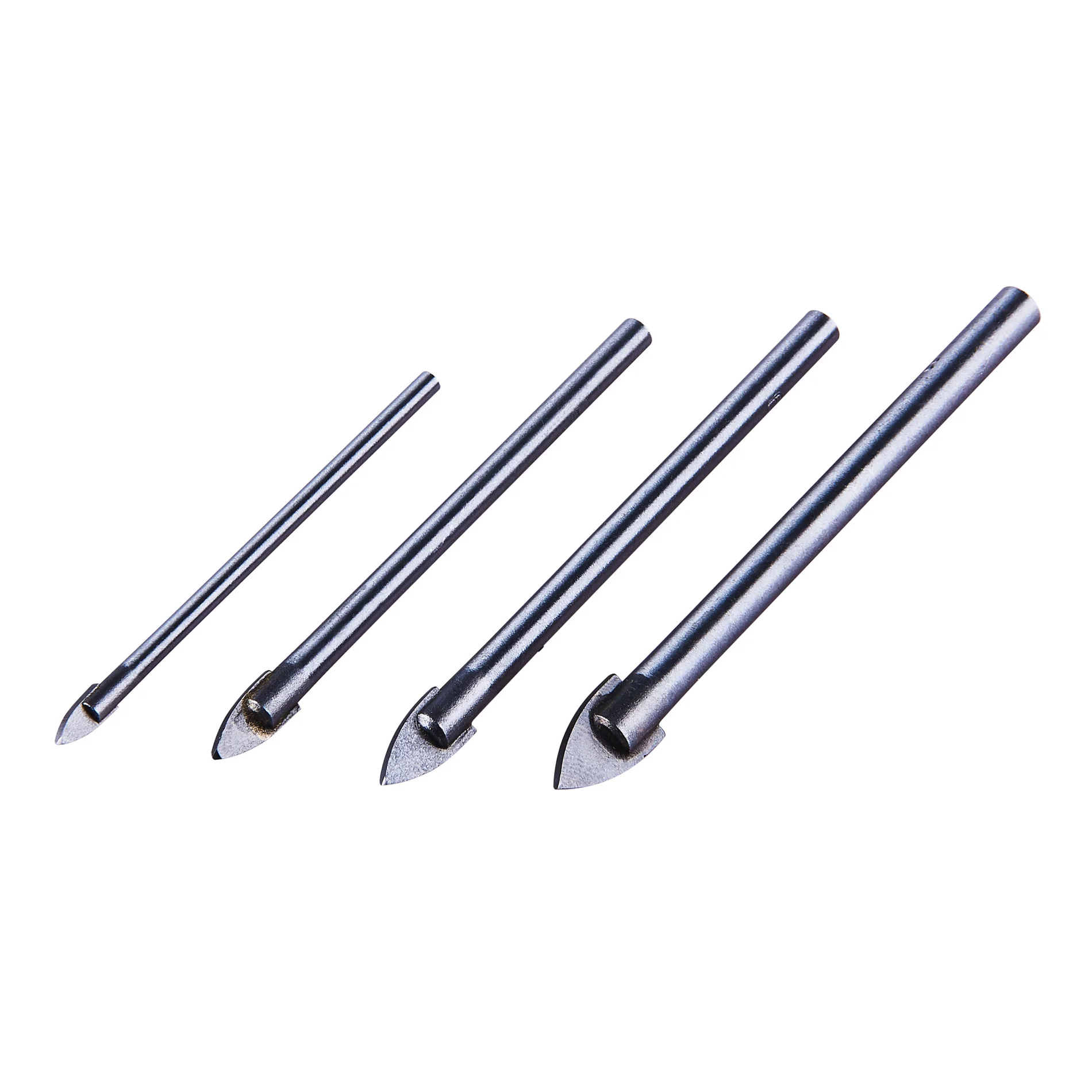 4 Piece Glass And Mirror Drill Bit Set