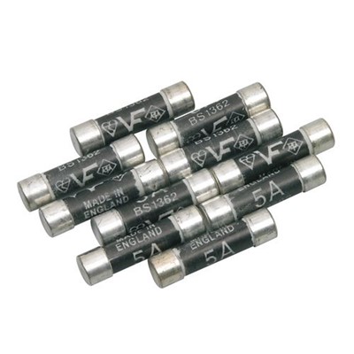 Plug Top Fuses 5Amp (10 pack)
