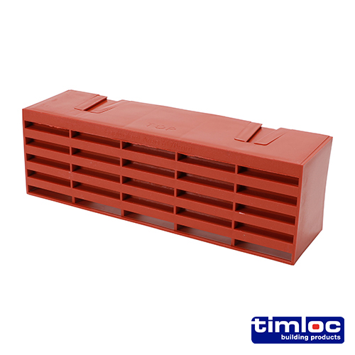 Plastic Airbrick Terracotta 215 x 69 x 60