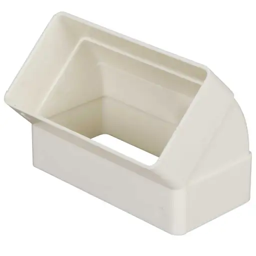 Domus S100 Vertical 45° Flat Channel Bend – Rectangular Ventilation Duct