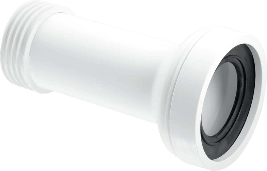 McAlpine 3 1/2" Rigid WC Connector Straight Adj Length