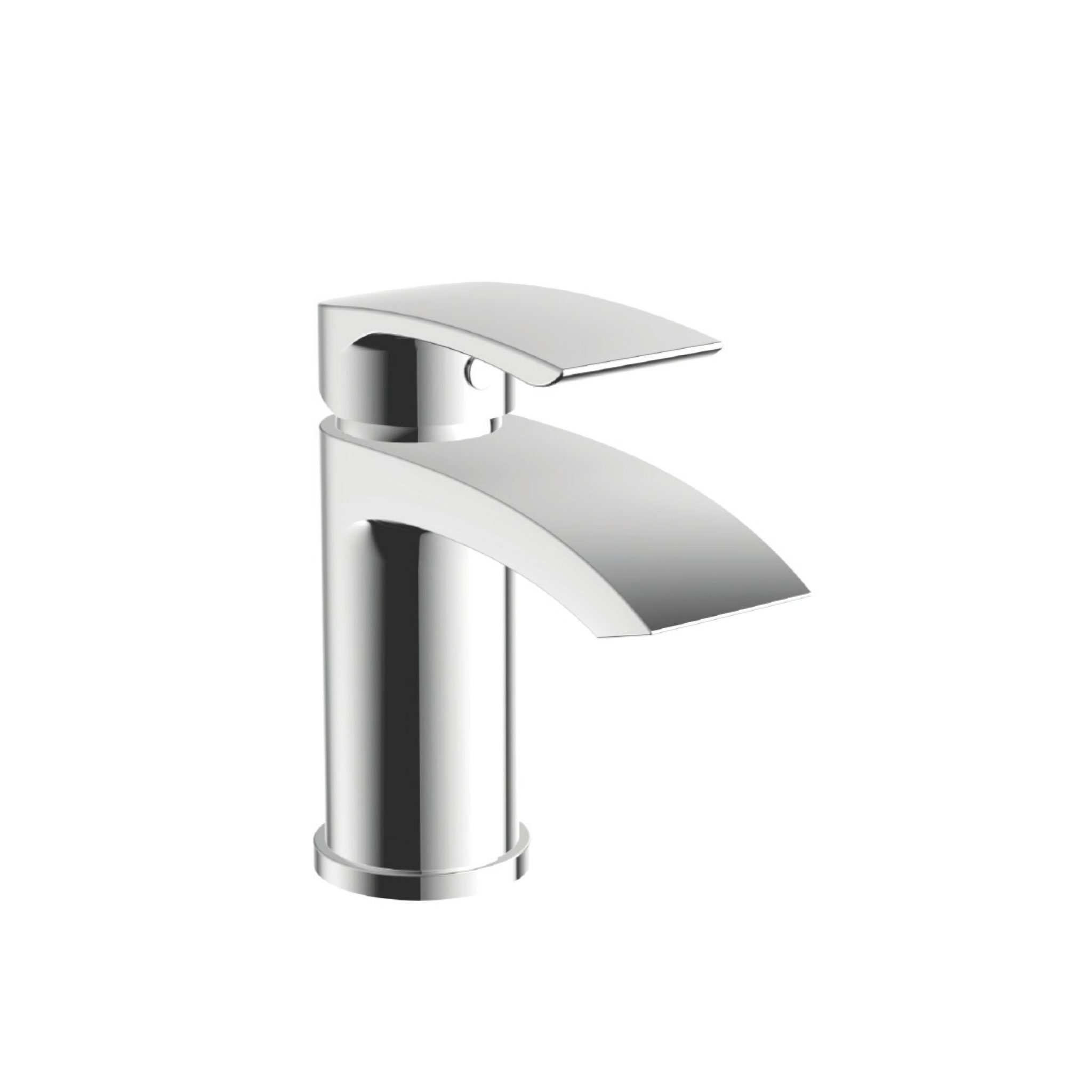 Belini Mono Basin Mixer with Push Waste Chrome