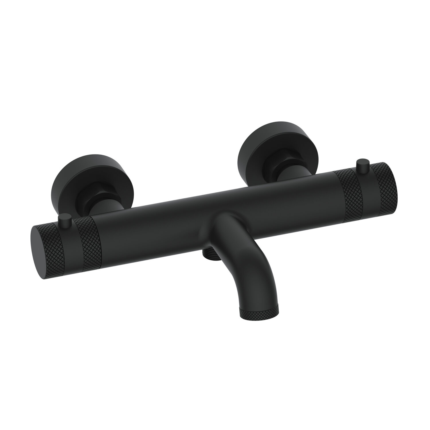 Wall Mounted Bath Shower Mixer Black