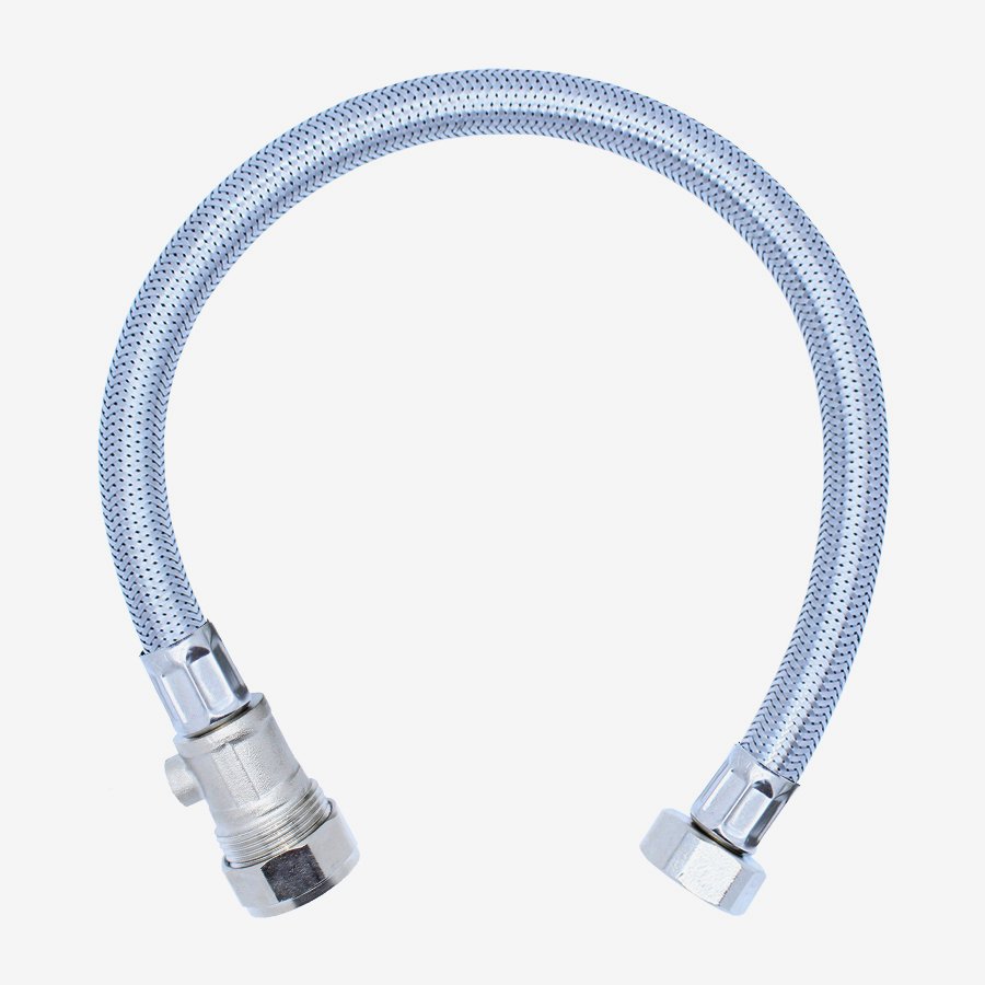 Flexible Hose 3/4" x 22mm Isolator - 500mm Long