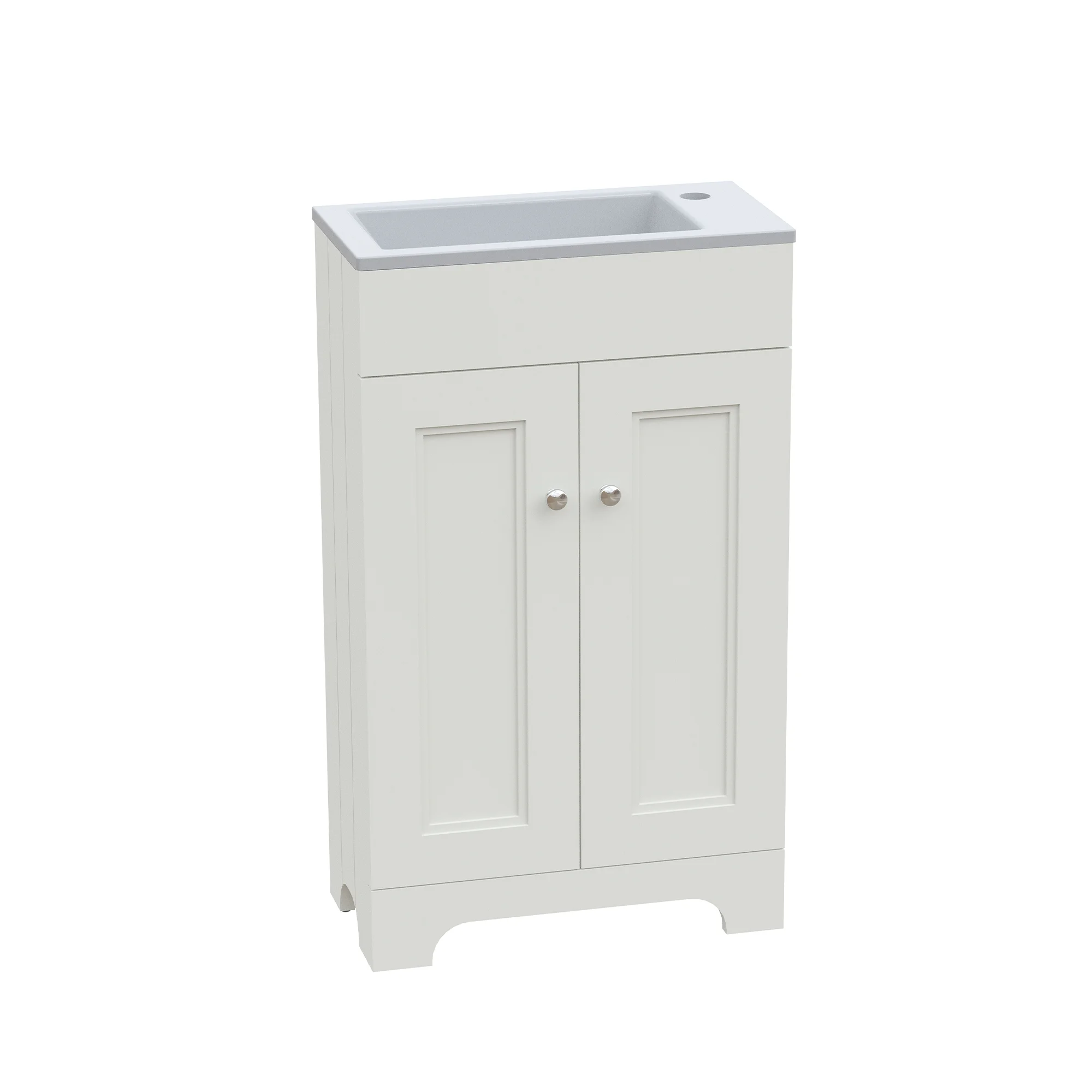 Kingsbury 60cm Bathroom Wall Hung Unit - Classic White
