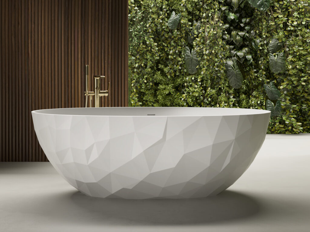 F/S Geo Bath 1670 x 823 Gloss White