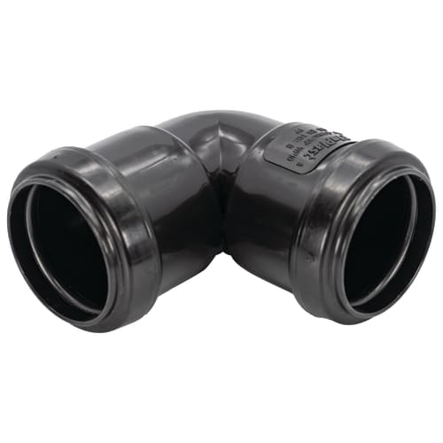 32mm 90� Push-fit Bend Black