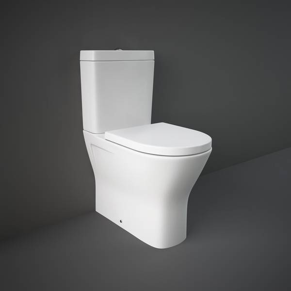 RAK Resort Maxi Close Coupled Fully Back to Wall WC Pan & Cistern For Mini & Maxi Pans
