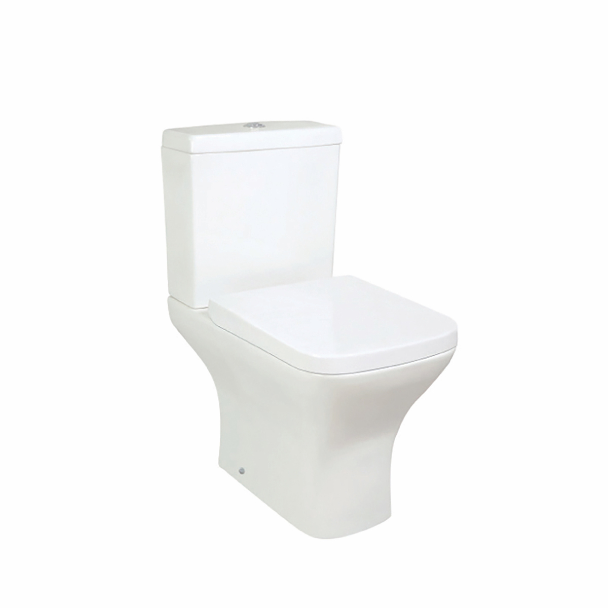 Porto Open Back Pan Including Cistern & Wrap Over Seat