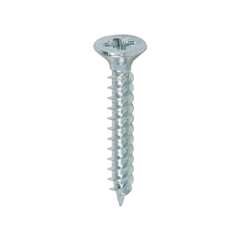 7 x 1 Twin Woodscrew PZ2 CSK Zinc