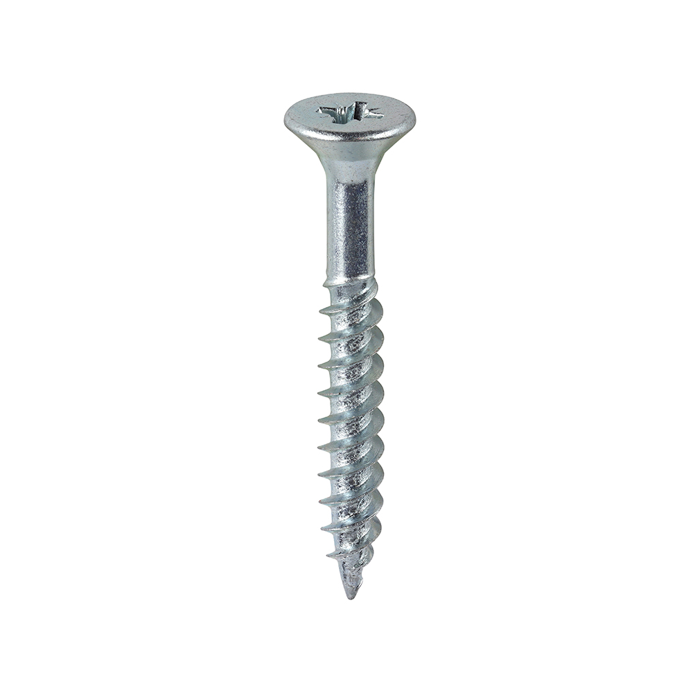 10 x 1 1/2 Twin Woodscrew PZ2 CSK Zinc