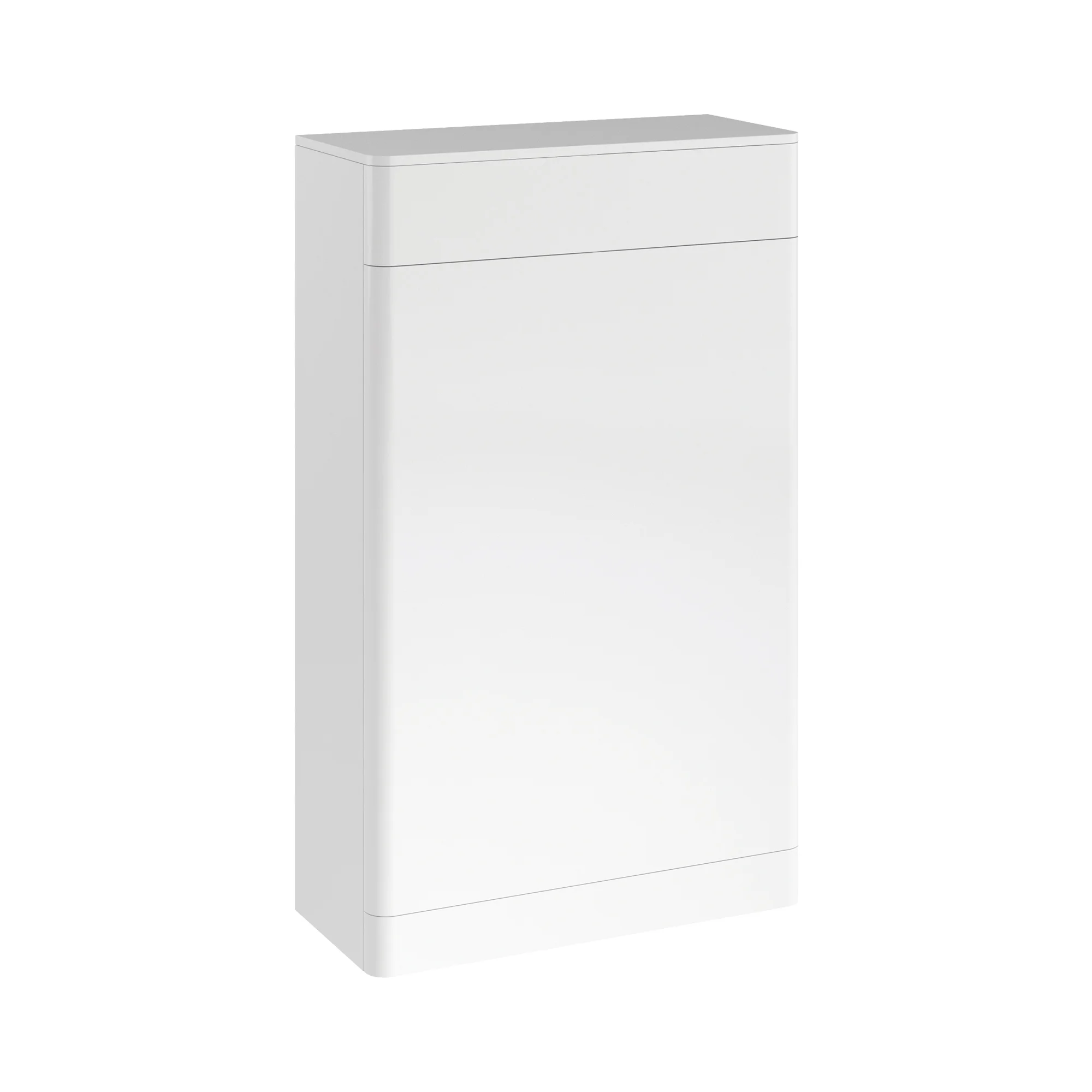 Novum Curved Back to Wall Unit, White