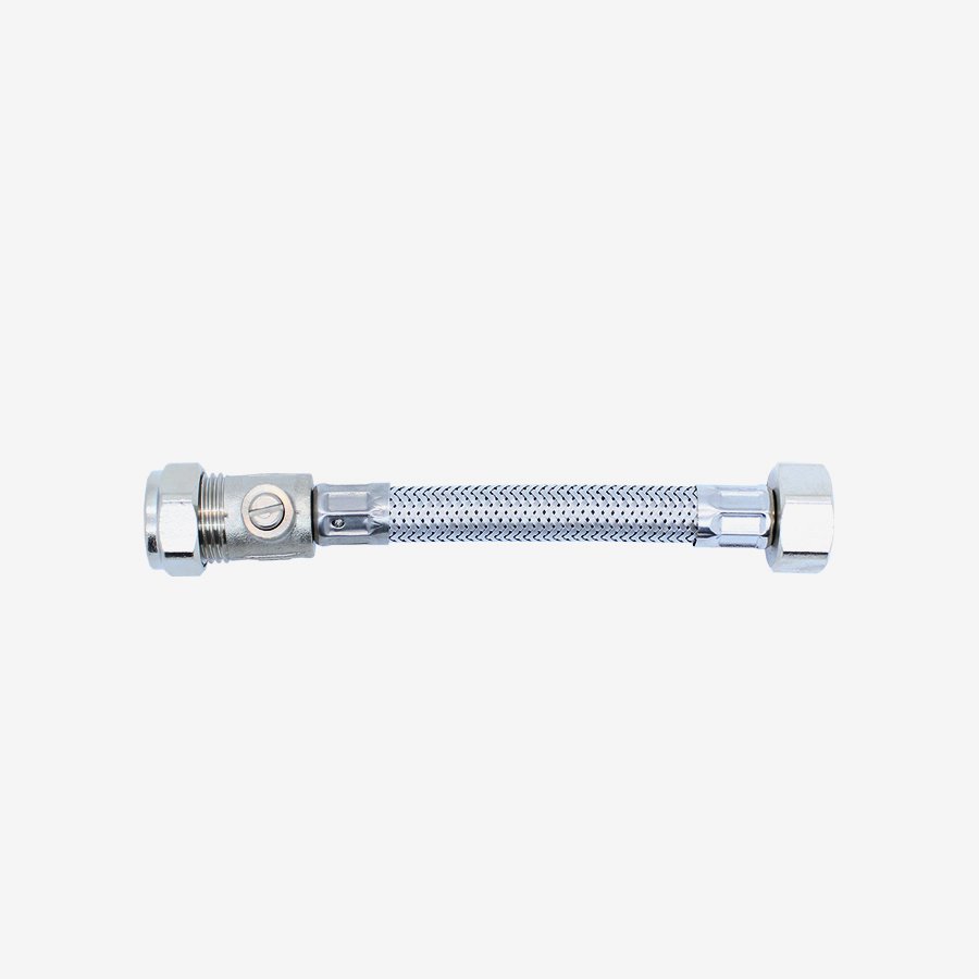1/2" x 15mm Isolator Flexi - 150mm Long