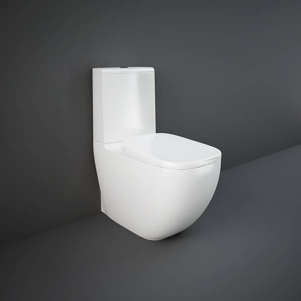 RAK-Illusion Rimless Close Coupled Fully Back to Wall WC & Cistern