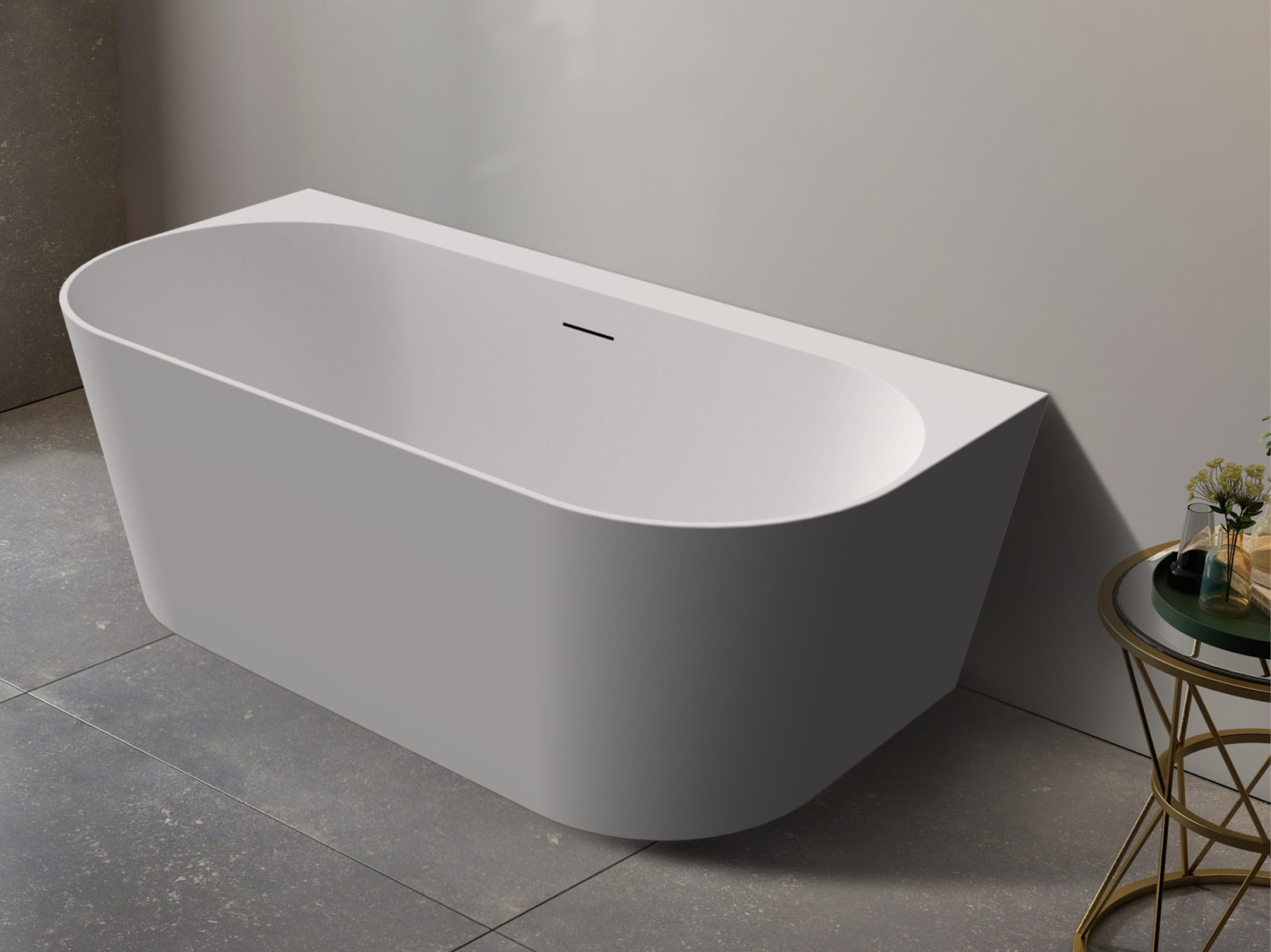 Malmo B2W Double Ended 1700 x 800 x 600 White