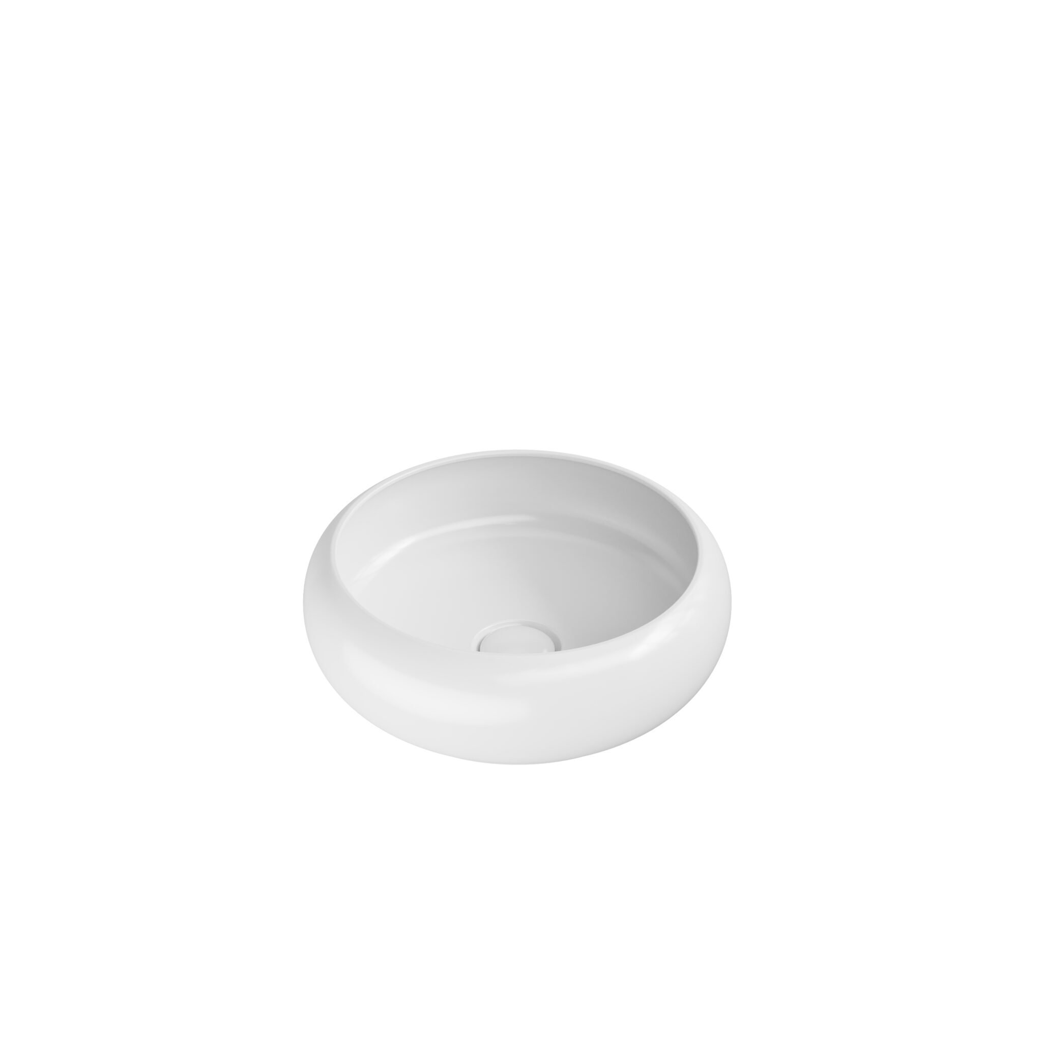 Riviera Countertop 360 Basin - Gloss White