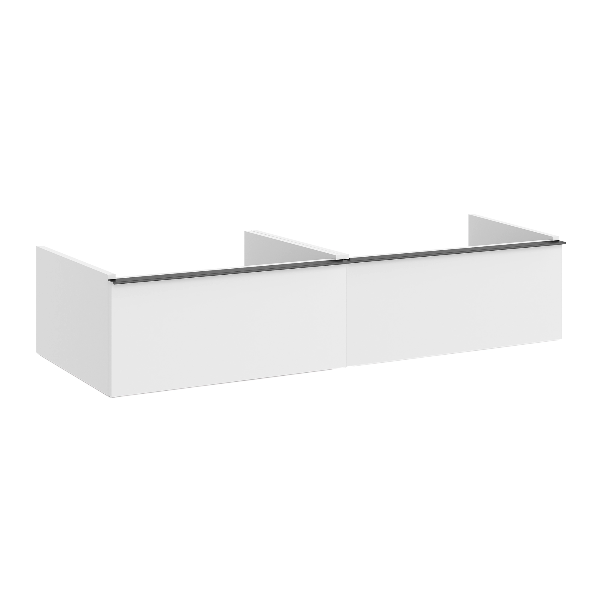 Aeon 120cm Wall Hung Washbasin Unit Only - Gloss White